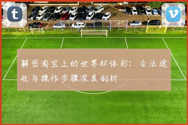 解密淘宝上的世界杯体彩：合法途径与操作步骤深度剖析